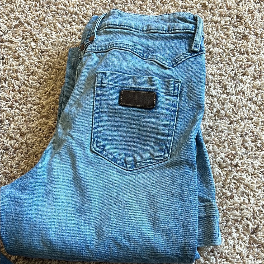 Wrangler Blue Straight Leg Jeans Classic Style